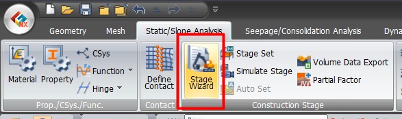 Расположение инструмента «Stage Wizard»
